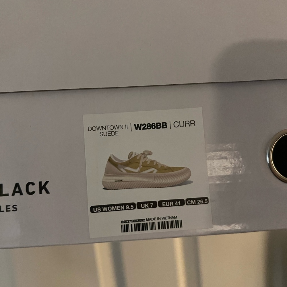 NIB Brandblack Green and Cream Sneakers - Picture 7 of 7